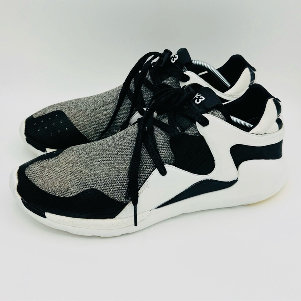 Y-3 QR Run Yohji Yamamoto Sneakers - Vintage White Colorway - Adidas Boost